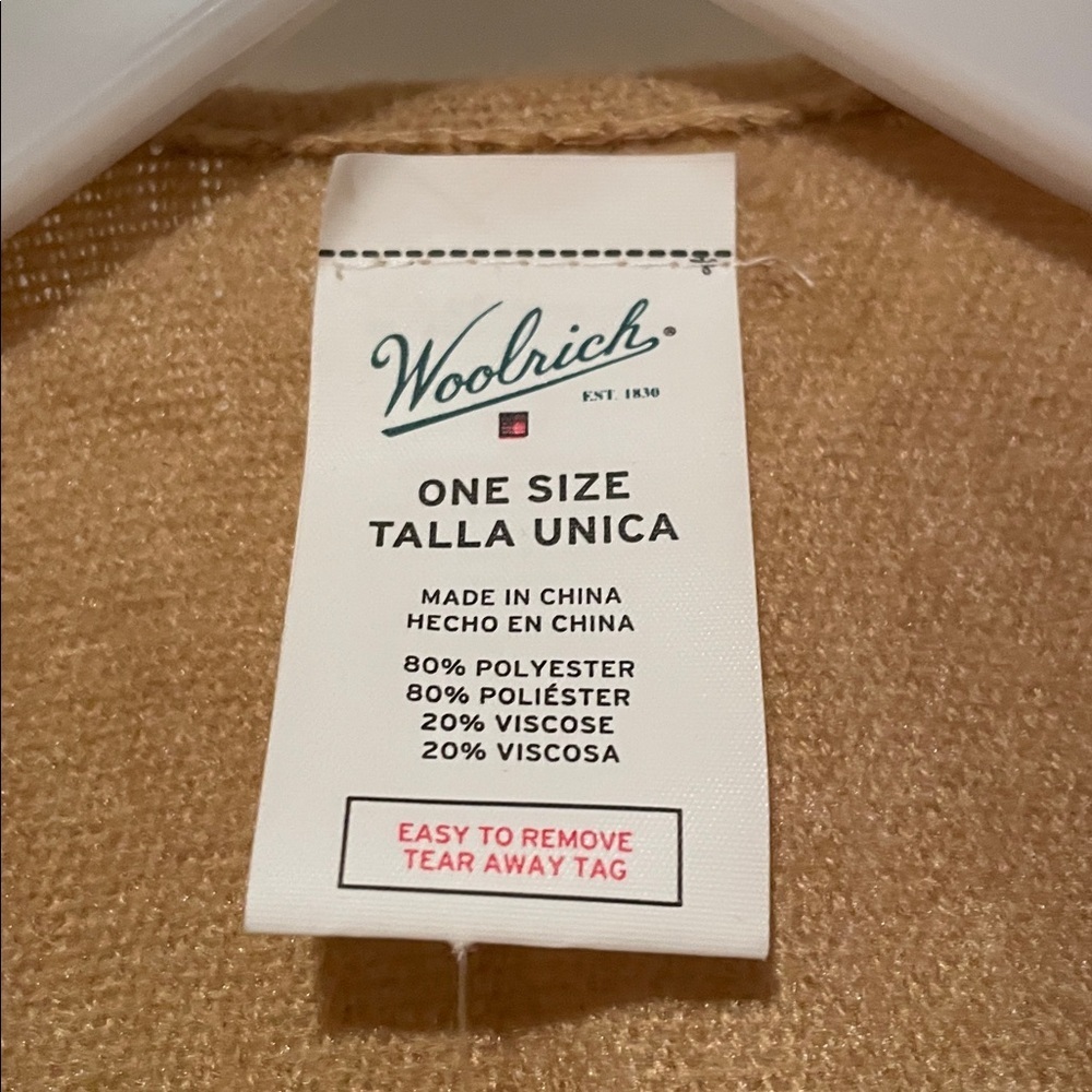 Woolrich Multicolor Plaid Shawl - Picture 2 of 3